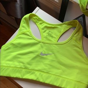 Neon Nike Sports Bra